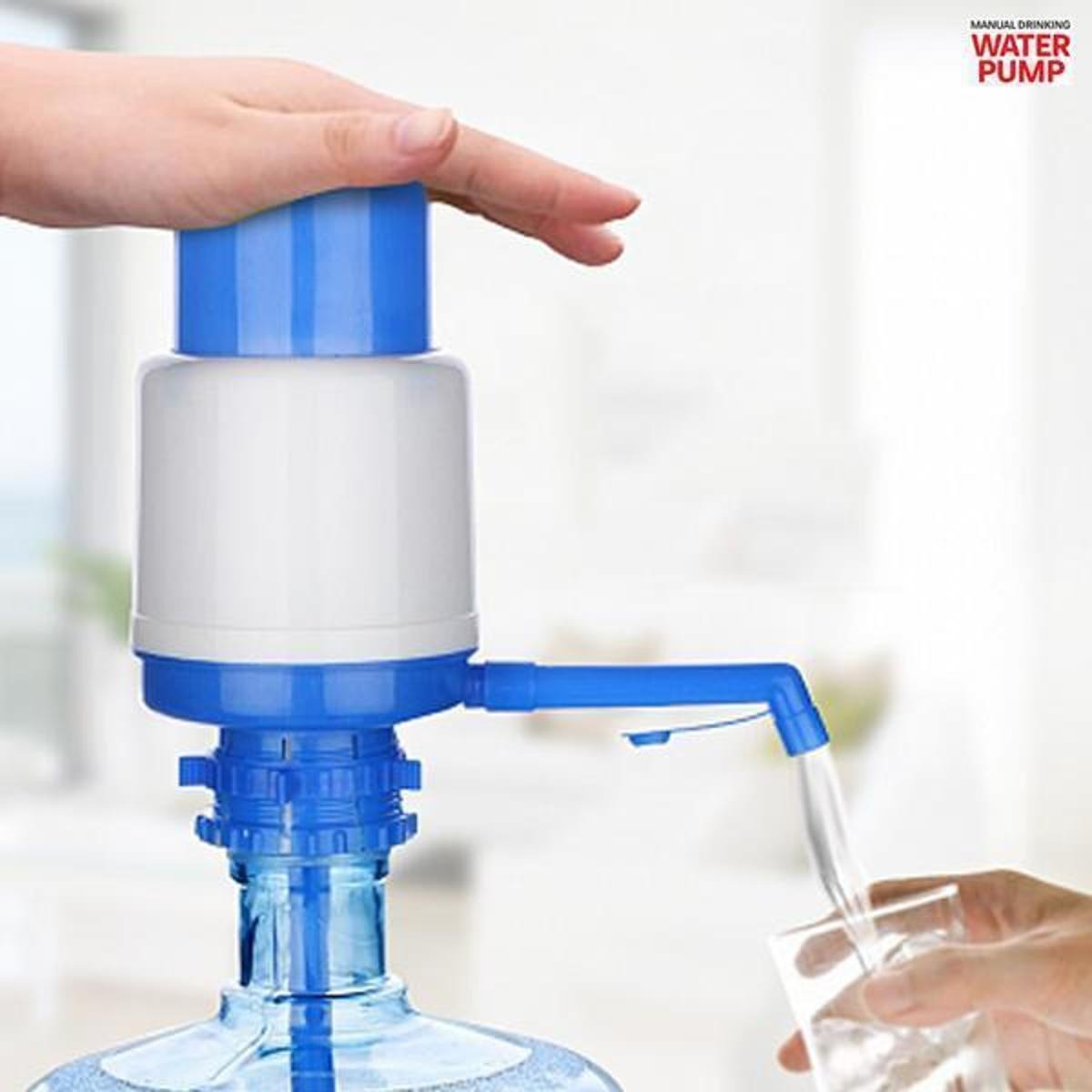 5 Gallon Bottled Drinking Water Hand Press Manual Pump Dispenser Jug Home Office